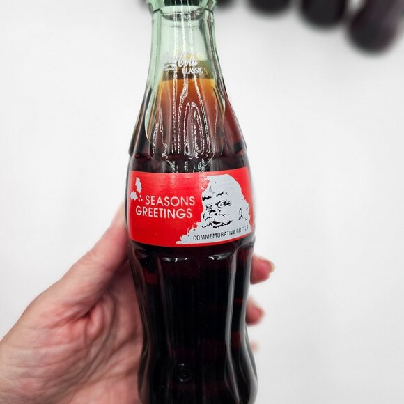 VTG Unopened 1991 Coca-Cola Classic Commemorative Holiday 6-Pack Glass Bottles - Picture 4 of 8